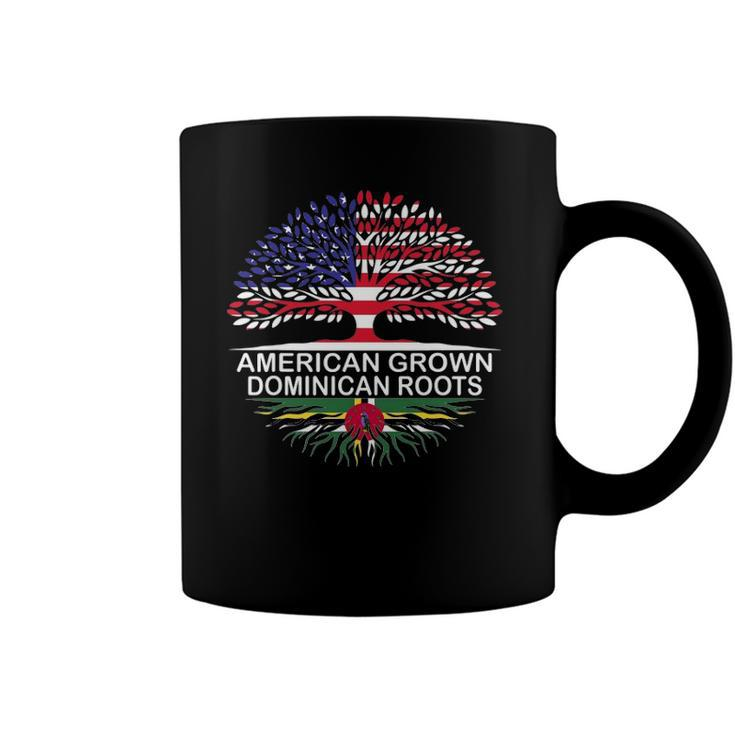 American Grown Dominican Roots Dominica Flag Coffee Mug