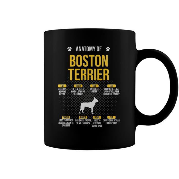 Anatomy Of Boston Terrier Dog Lover Coffee Mug