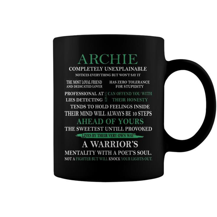 Archie Name Gift   Archie Completely Unexplainable Coffee Mug