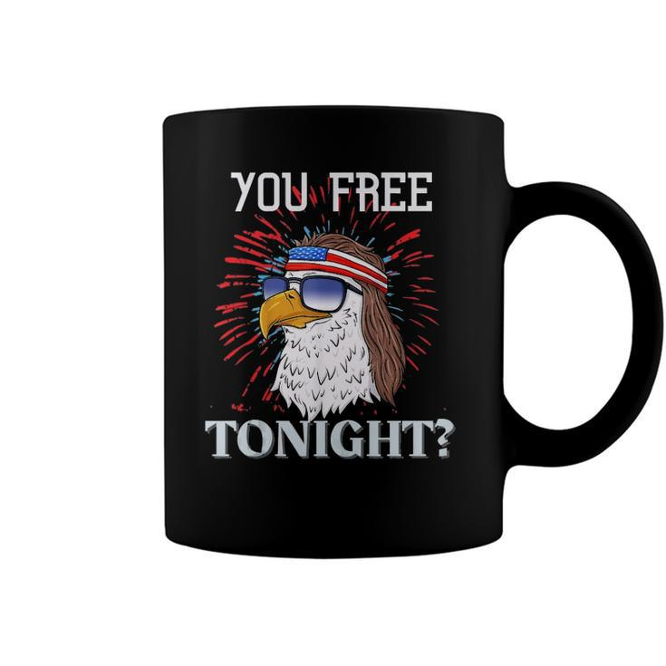 Are You Free Tonight 4Th Of July American Bald Eagle Coffee Mug