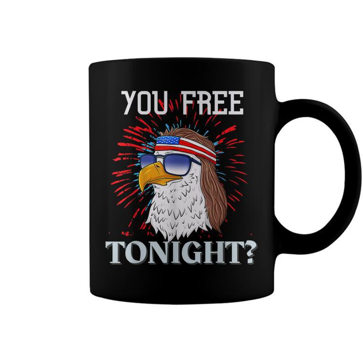 Are You Free Tonight 4Th Of July American Bald Eagle  Coffee Mug