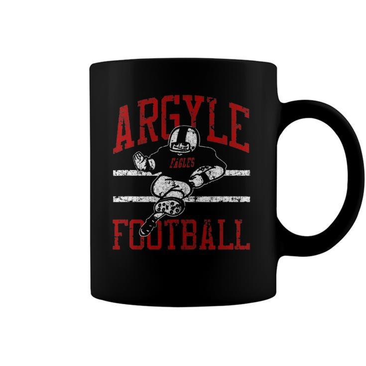 Argyle Eagles Fb Player Vintage Football Coffee Mug