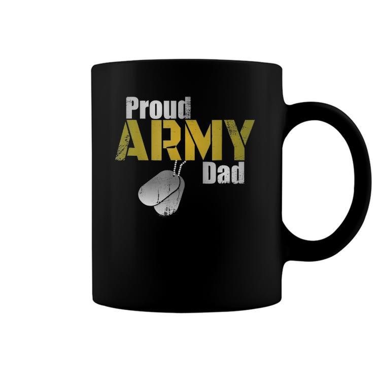 Army Dad  Proud Parent US Army Military Family Gift Coffee Mug