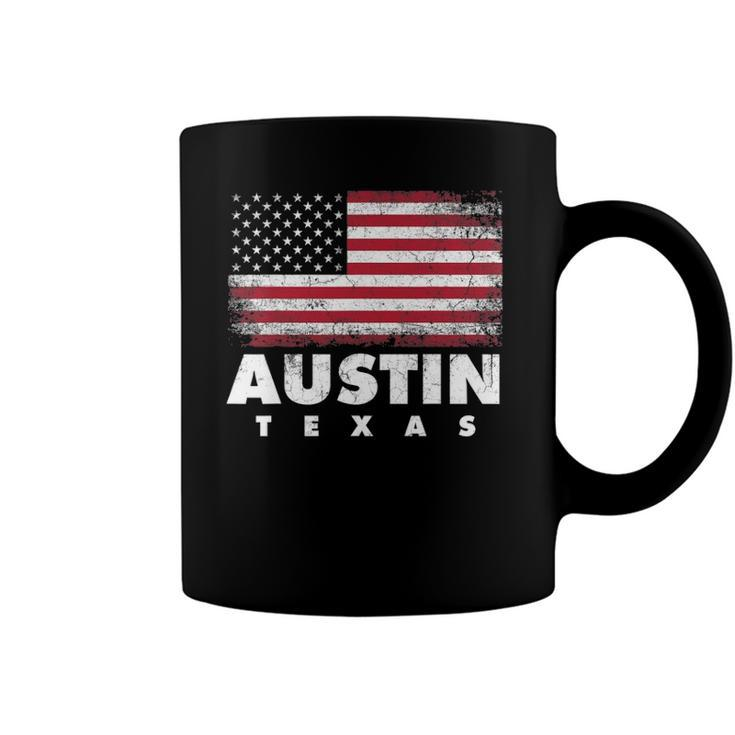 Austin Texas 4Th Of July American Flag Usa America Patriotic Coffee Mug