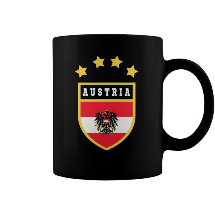 Austria Coat Of Arms Tee Flag Souvenir Vienna Coffee Mug