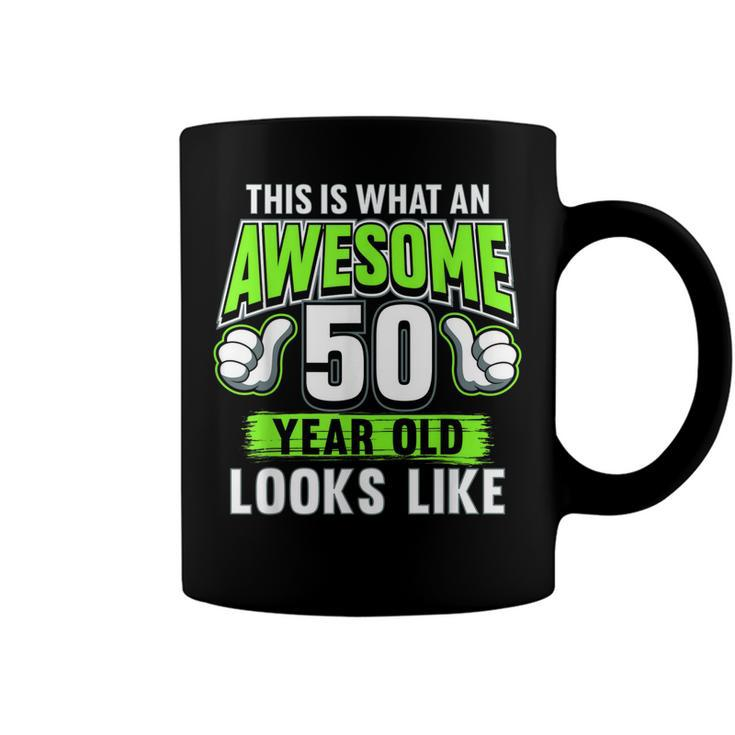 Awesome 50 Year Old Funny 50Th Birthday Bday Party  Coffee Mug