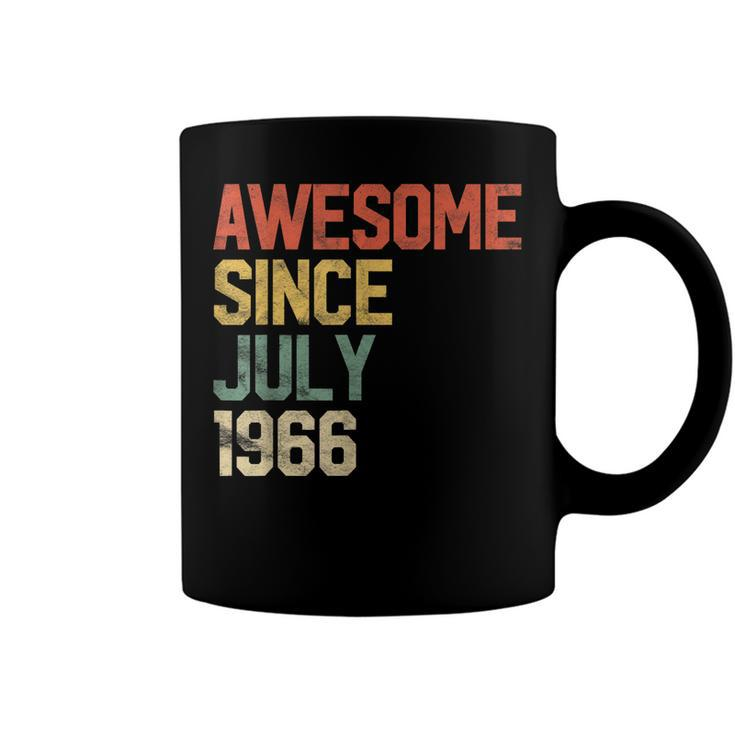 Awesome Since July 1966 Men Woman 55Th Birthday 55 Year Old  Coffee Mug