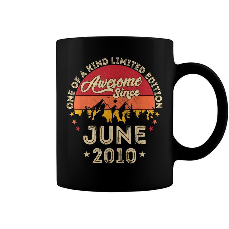 Awesome Since June 2010 Vintage 12Th Birthday  V2 Coffee Mug