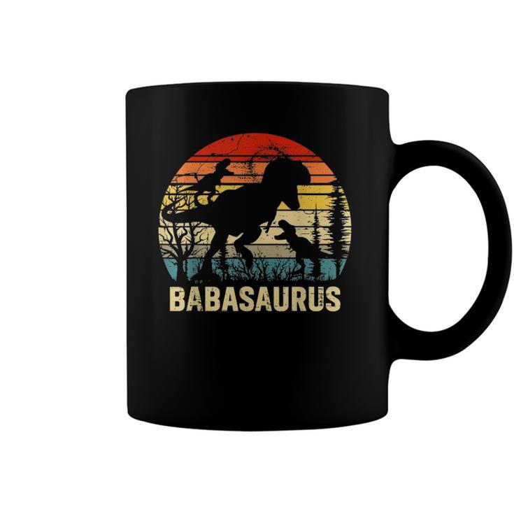 Baba Dinosaur Babasaurus 2 Two Kids Xmas Christmas Coffee Mug
