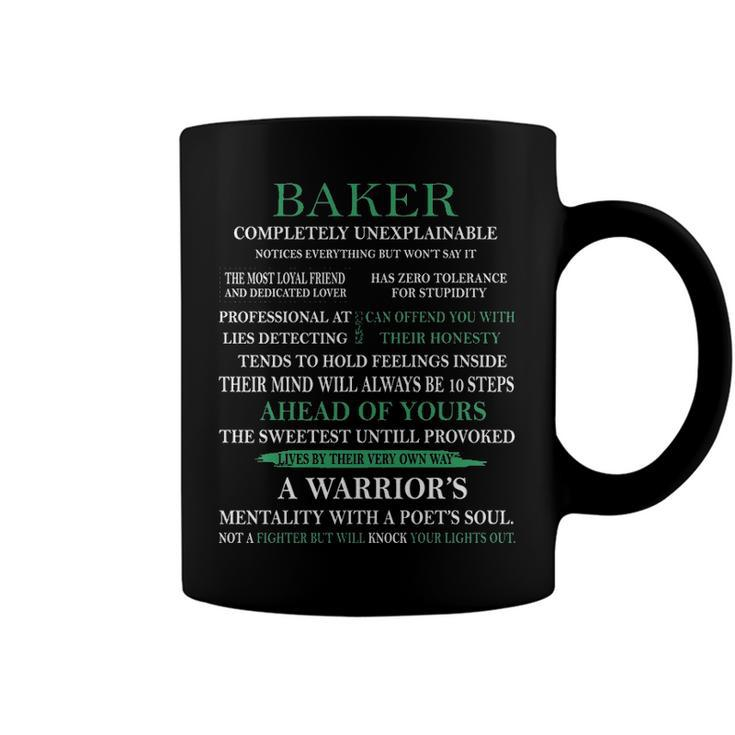 Baker Name Gift   Baker Completely Unexplainable Coffee Mug