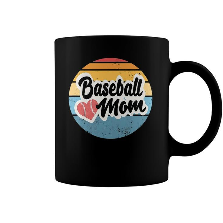 Baseball Mom Vintage Retro - Gift For Mother Coffee Mug