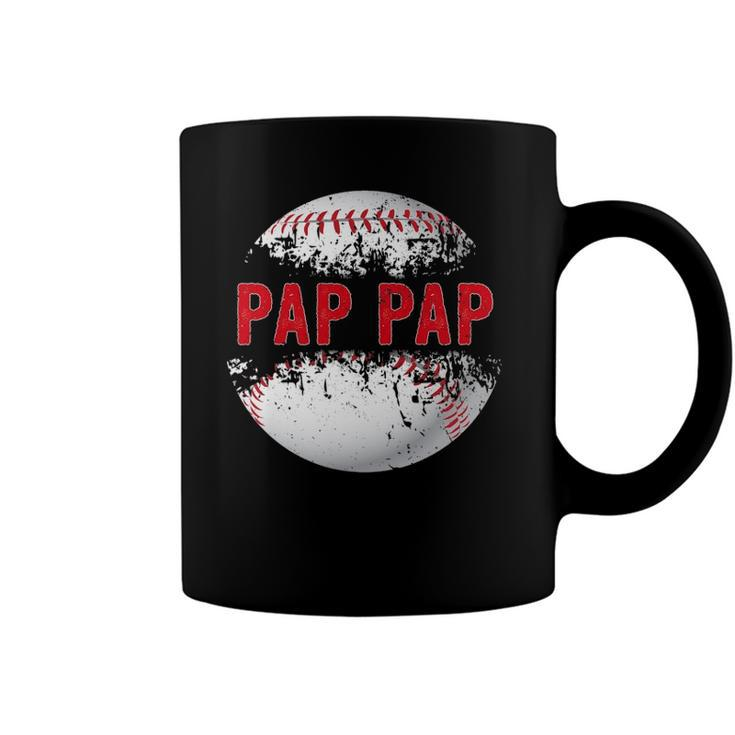 Baseball Softball Lover Ball Pap Pap Fathers Day Dad Papa Coffee Mug
