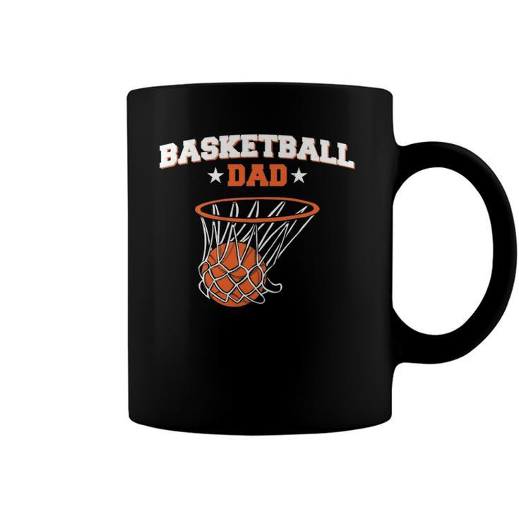 Basketballer Sport Player Fathers Day Basketball Dad  Coffee Mug