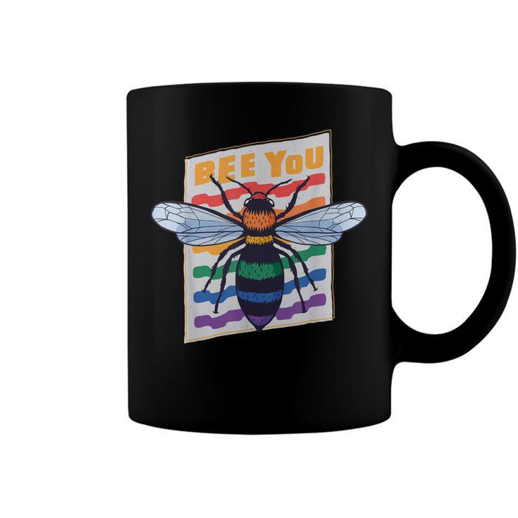 Bee Bee Bee You Funny Lgbt Gay Lesbian Rainbow Pride Month Apparel V3 Coffee Mug