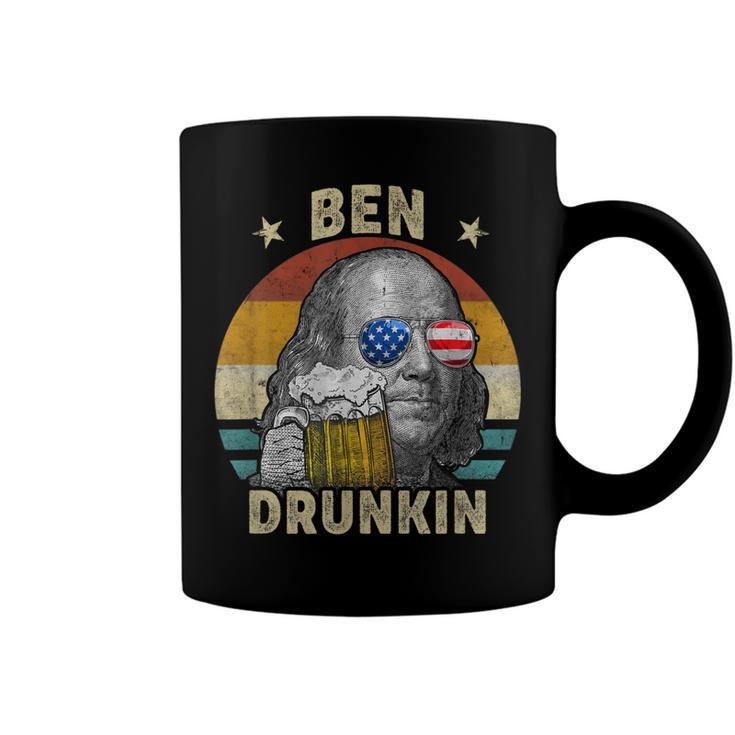 Ben Drankin Drunking Funny 4Th Of July Beer Men Woman  V2 Coffee Mug