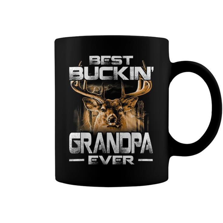 Best Buckin Grandpa Ever  Deer Hunting Bucking Father Coffee Mug