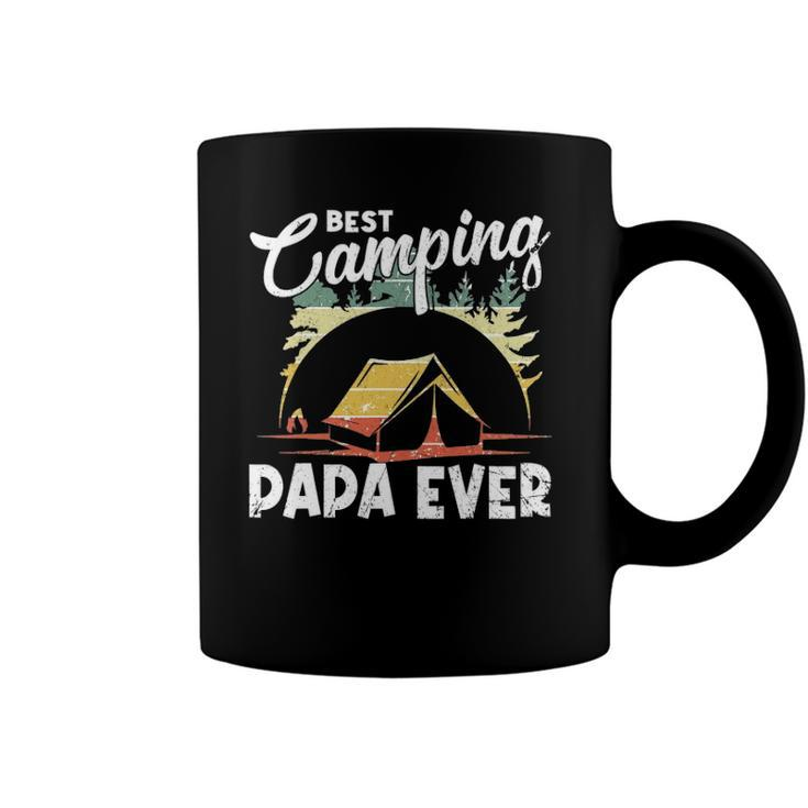 Best Camping Papa Ever Vintage Camper Coffee Mug