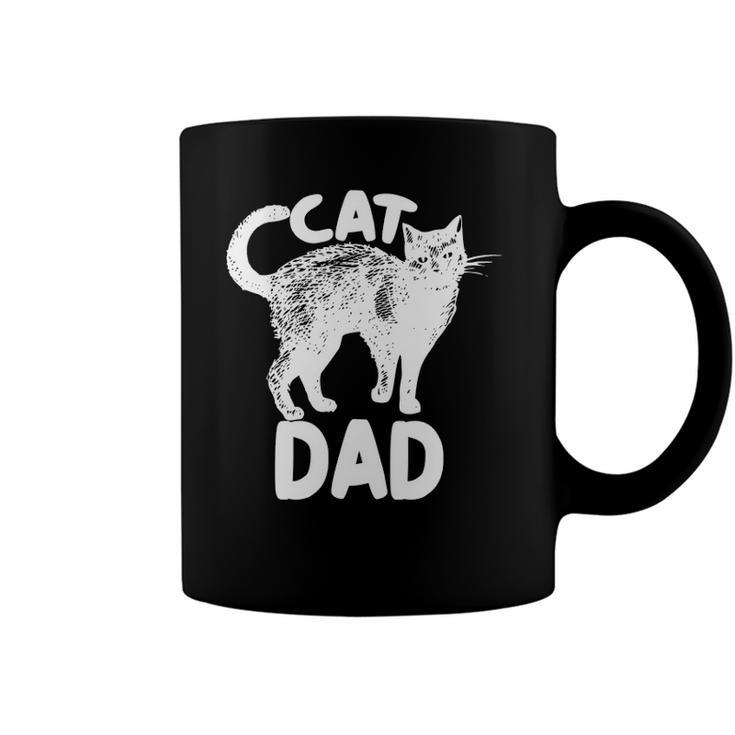Best Cat Dad  Fathers Day Kitty Daddy Papa Christmas Coffee Mug