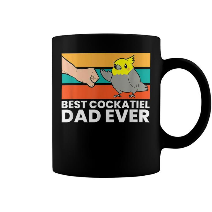 Best Cockatiel Dad Ever Bird Cockatiel Parrot Coffee Mug
