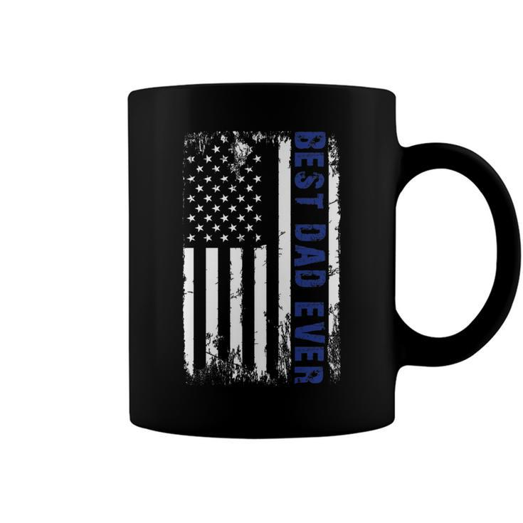 Best Dad Ever Military Pride - 4Th Of July Usa Flag    Coffee Mug