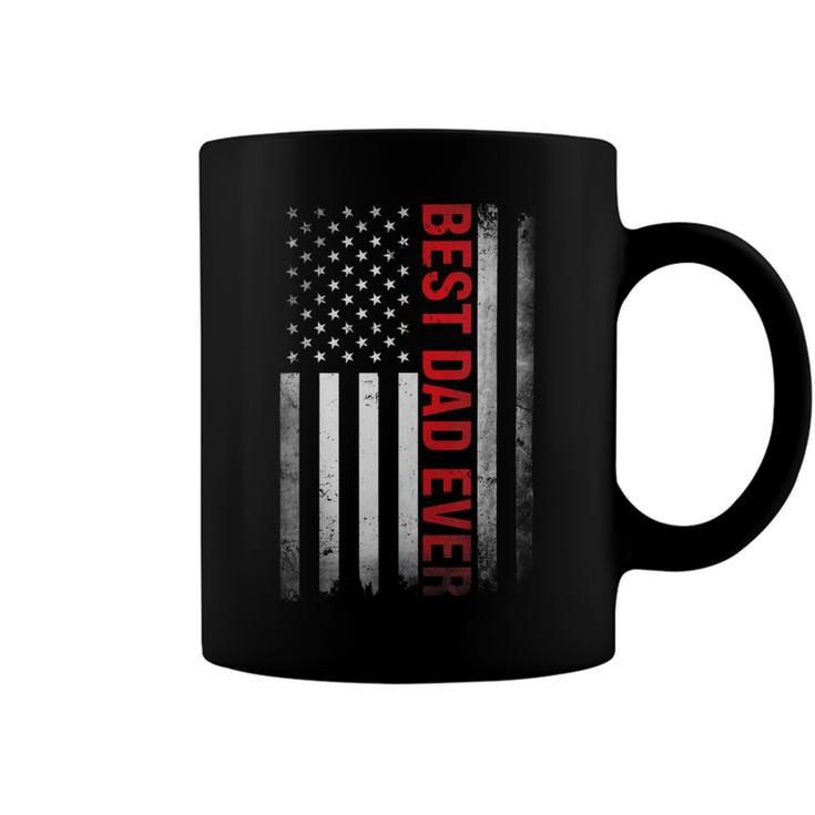 Best Dad Ever Usa Flag American 1St Time Daddy Fathers Day Coffee Mug