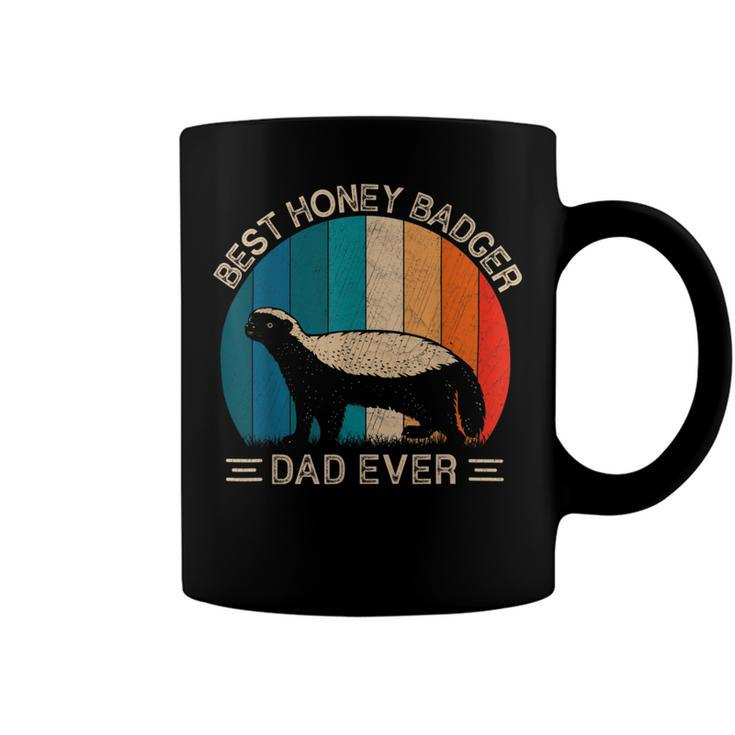 Best Honey Badger Dad Ever Honey Badger Graphic Fathers Day Coffee Mug