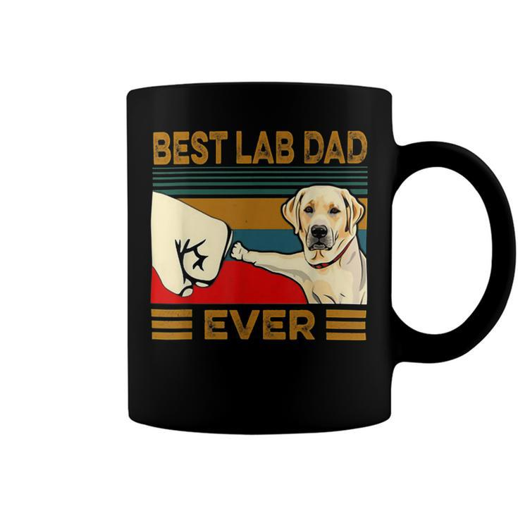Best Lab Dad Ever Retro Vintage Coffee Mug