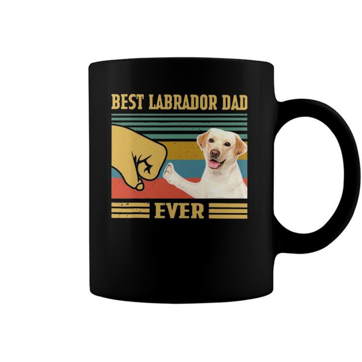 Best Labrador Dad Ever Vintage Fathers Day Christmas Coffee Mug