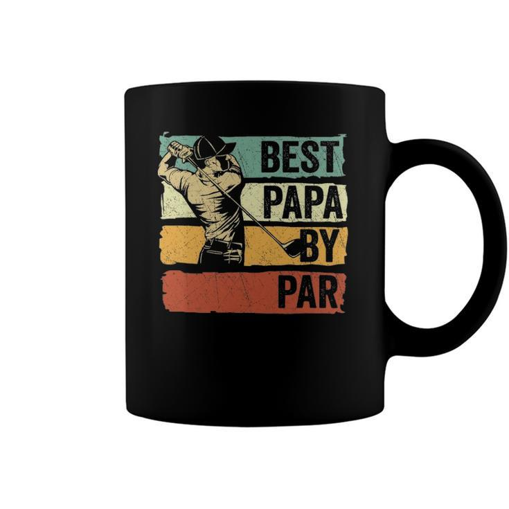 Best Papa By Par Papa Golf Fathers Day Coffee Mug