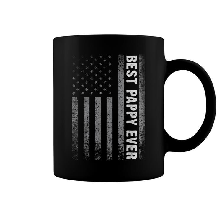 Best Pappy Ever Vintage American Flag Fathers Day Christmas  Coffee Mug