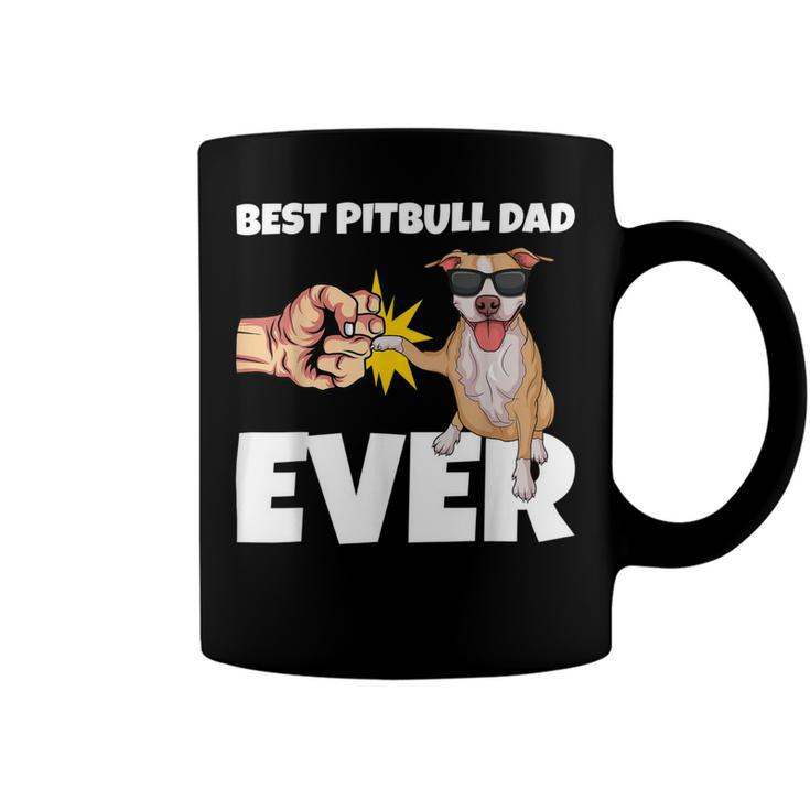Best Pitbull Dad Ever Dog Owner Funny Pitbull Coffee Mug