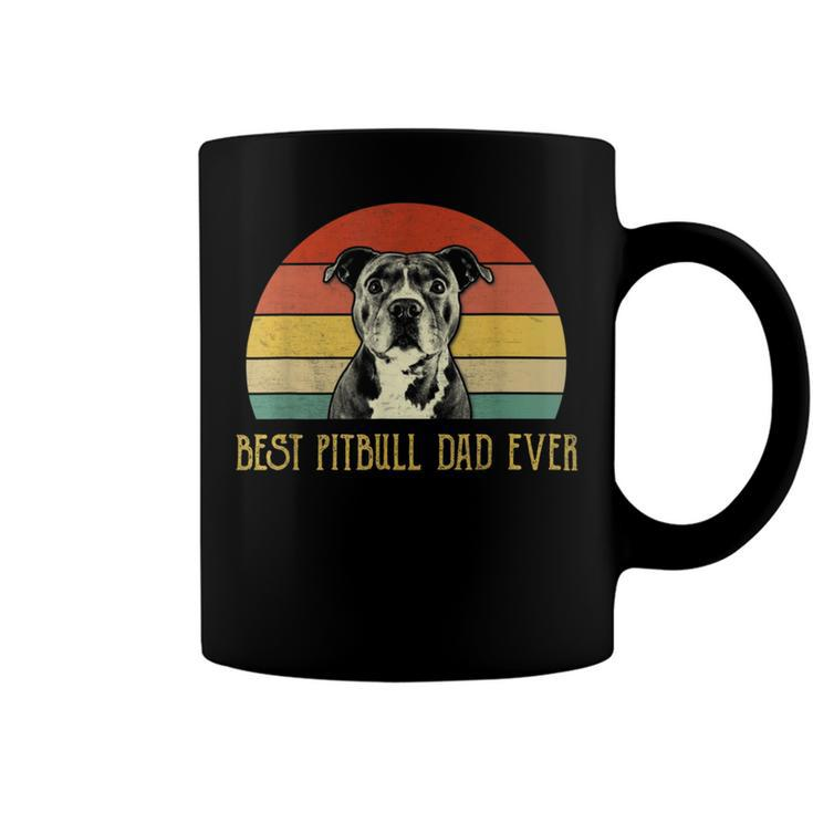 Best Pitbull Dad Ever Pitbull Dog Lovers Fathers Day Coffee Mug