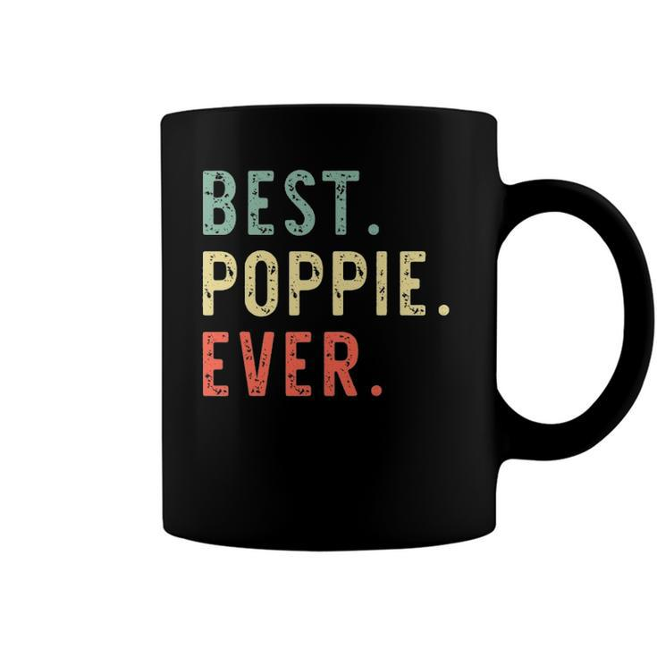 Best Poppie Ever Cool Funny Vintage Fathers Day Gift Coffee Mug