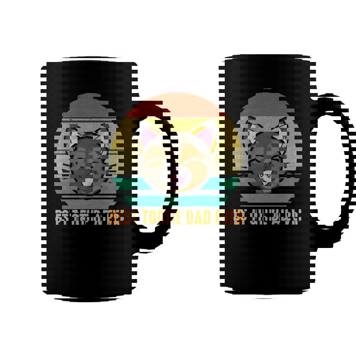 Best Tortie Dad Ever Cute Tortoiseshell Cat Lover Coffee Mug