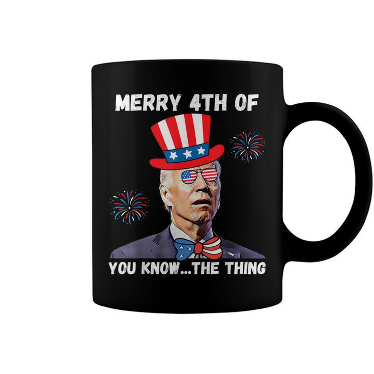 Biden Dazed Merry 4Th Of You Know The Thing 4Th Of July  Coffee Mug