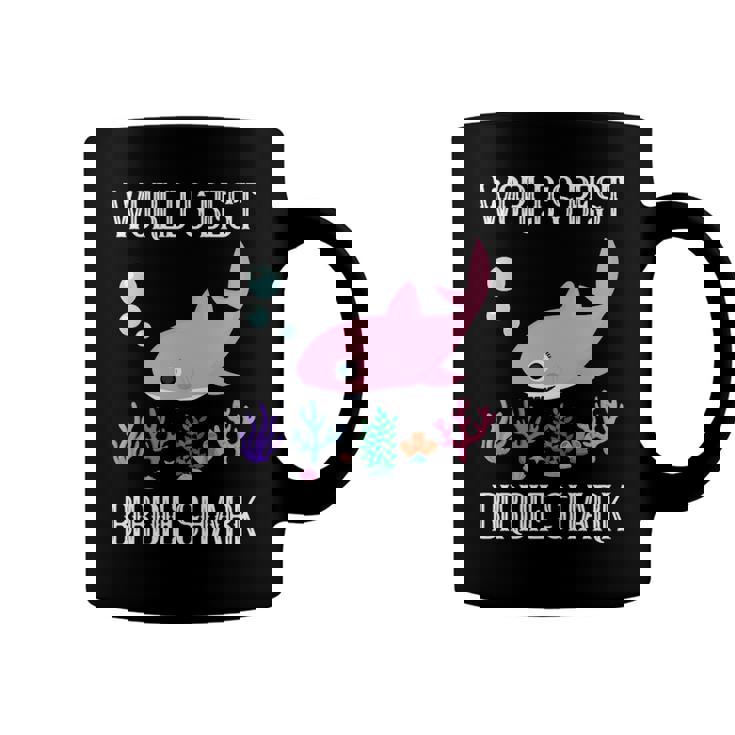 Birdie Grandma Gift   Worlds Best Birdie Shark Coffee Mug