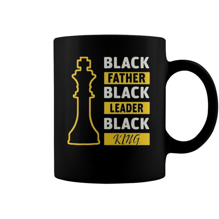 Black Father Black King Fathers Day Coffee Mug