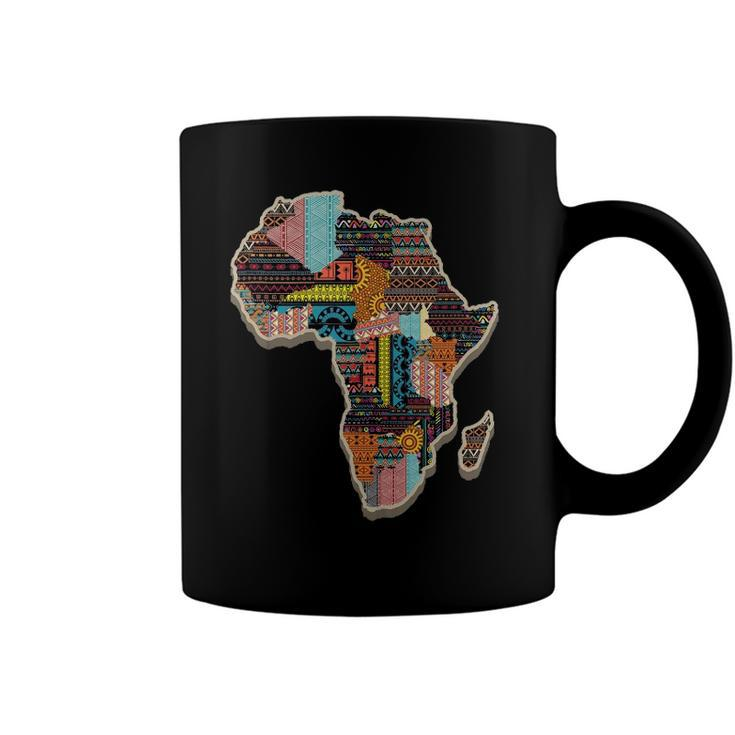 Black History African Tribal Pattern Coffee Mug