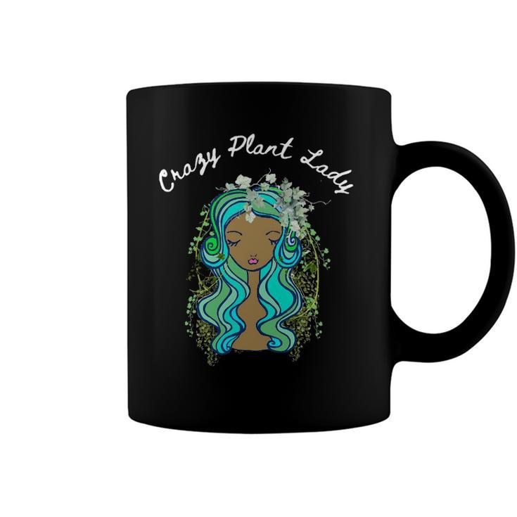 Black Queen Crazy Plant Lady Gift For Plant Lover Coffee Mug