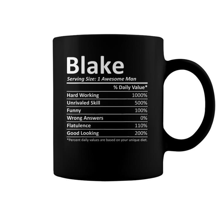 Blake Nutrition Funny Birthday Personalized Name Gift Idea Coffee Mug