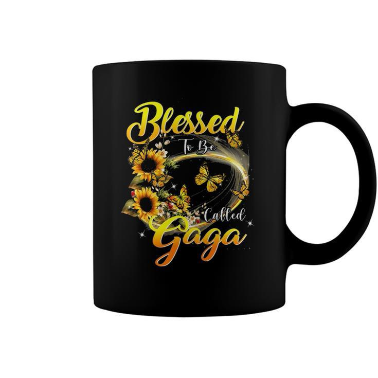 Blessed To Be Called Gaga  Sunflower Lovers Grandma Coffee Mug