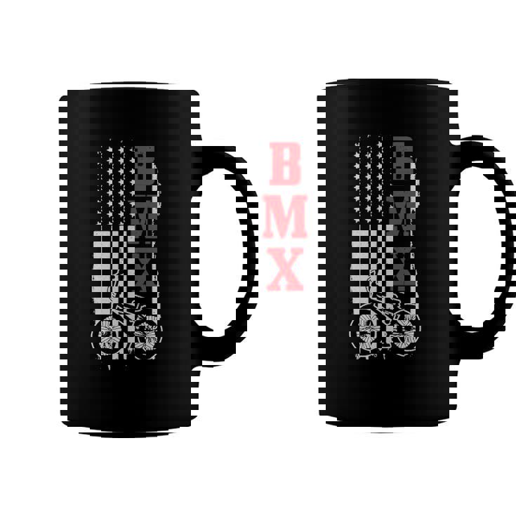 Bmx American Flag Patriotic Bike Gift Men Women Boys Kids Coffee Mug