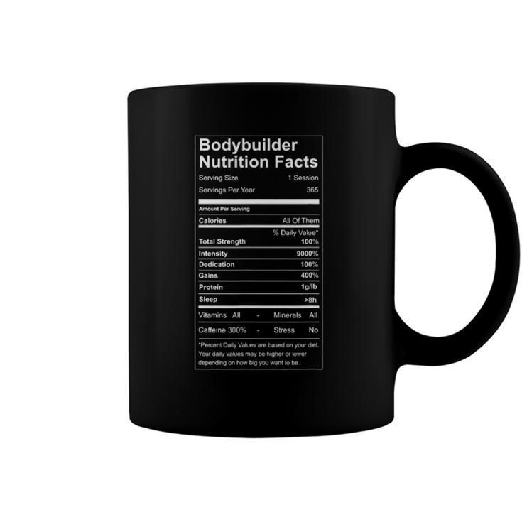 Bodybuilder Nutrition Facts Serving Size Coffee Mug