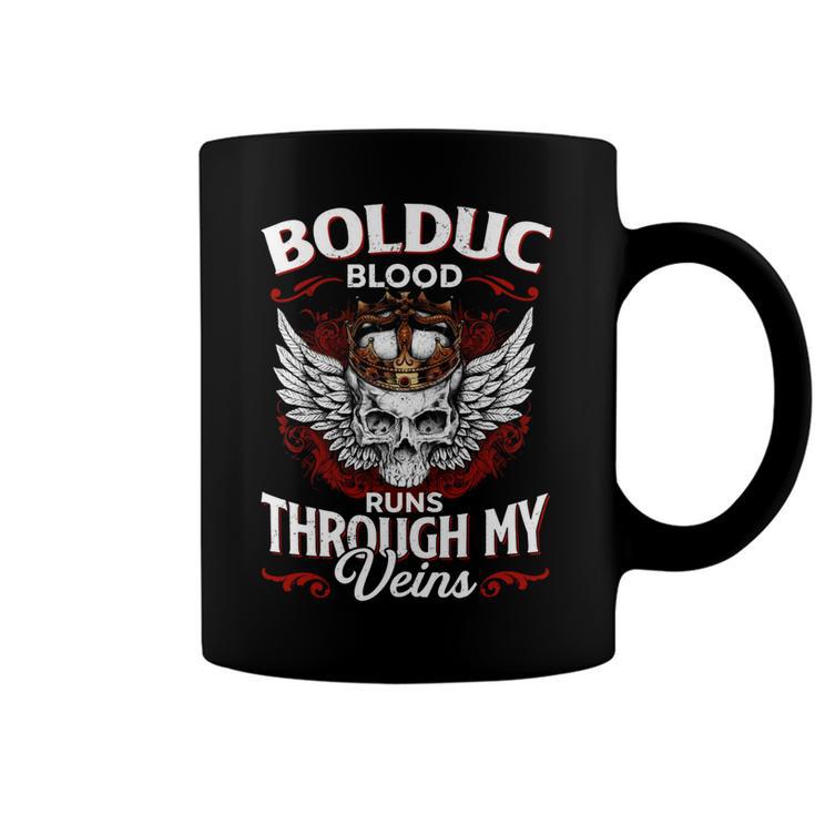 Bolduc Blood Runs Through My Veins Name V2 Coffee Mug