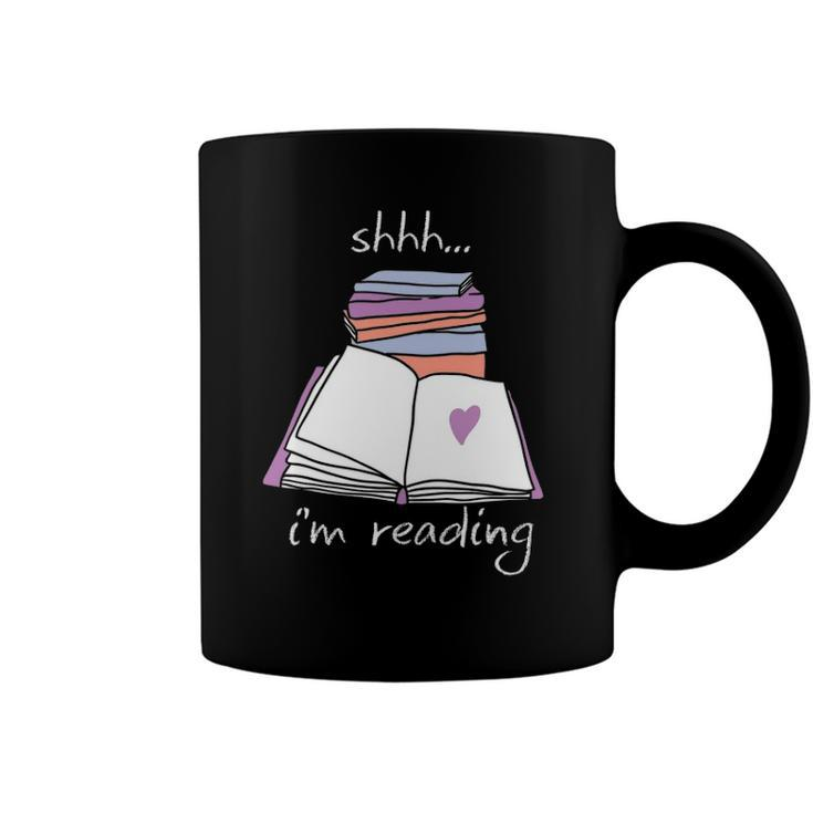 Book Reading Library Shh Im Reading Coffee Mug