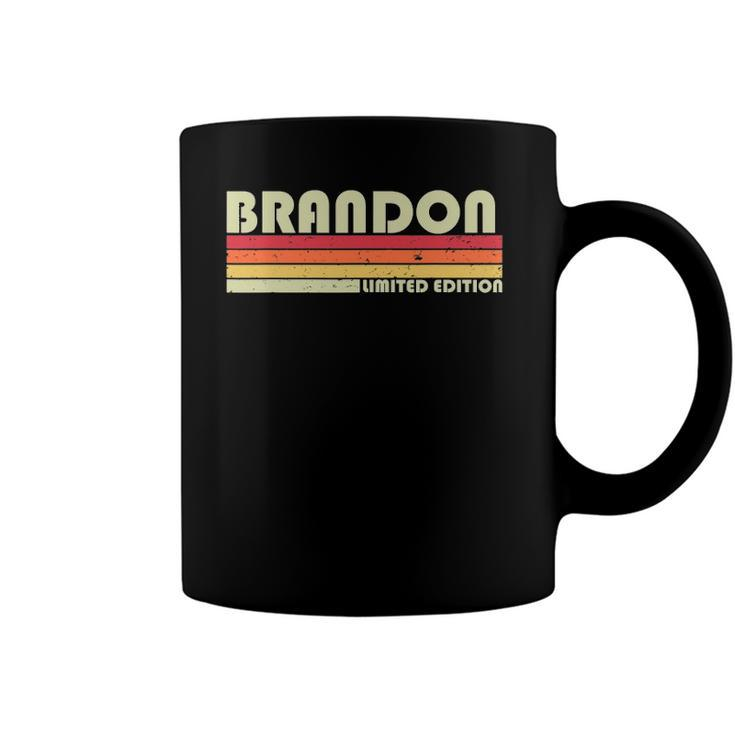 Brandon Gift Name Personalized Funny Retro Vintage Birthday Coffee Mug