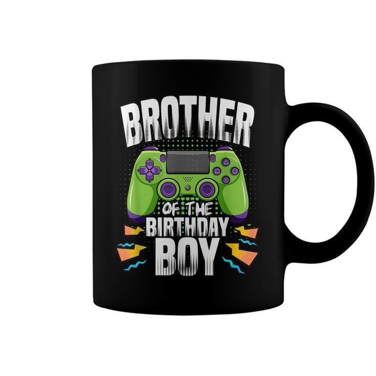 Brother Of The Birthday Boy Matching Video Gamer Birthday  Coffee Mug