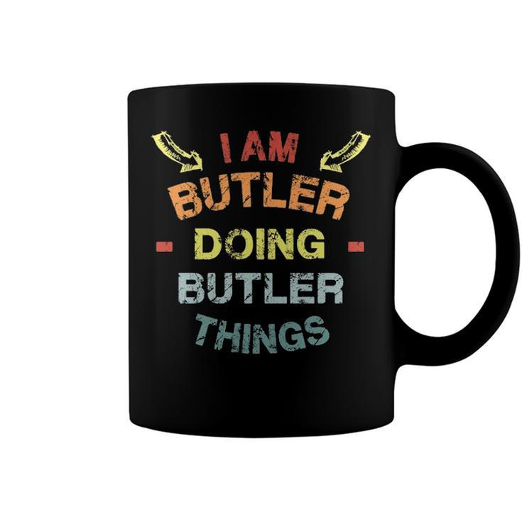 Butler Shirt Family Crest Butler T Shirt Butler Clothing Butler Tshirt Butler Tshirt Gifts For The Butler Png Coffee Mug