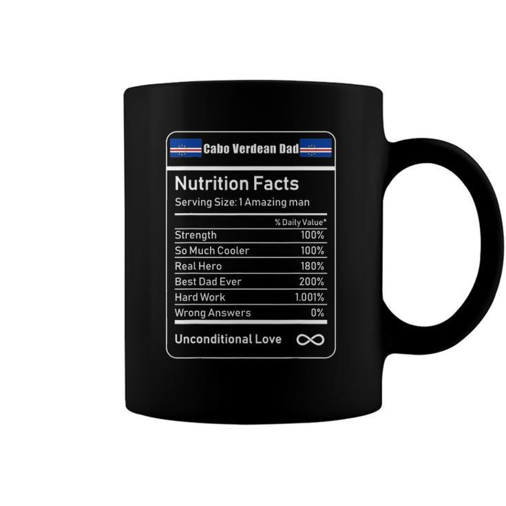 Cabo Verdean Dad Nutrition Facts Coffee Mug