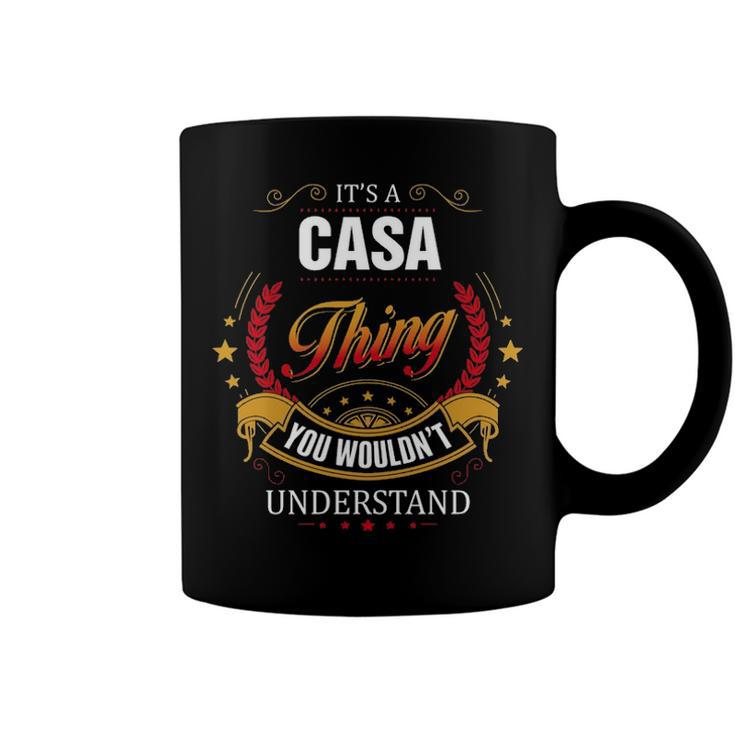 Casa Shirt Family Crest Casa T Shirt Casa Clothing Casa Tshirt Casa Tshirt Gifts For The Casa  Coffee Mug